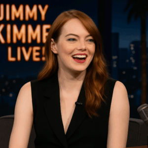 Emma Stone tampil di Jimmy Kimmel Live bahas insiden Cannes