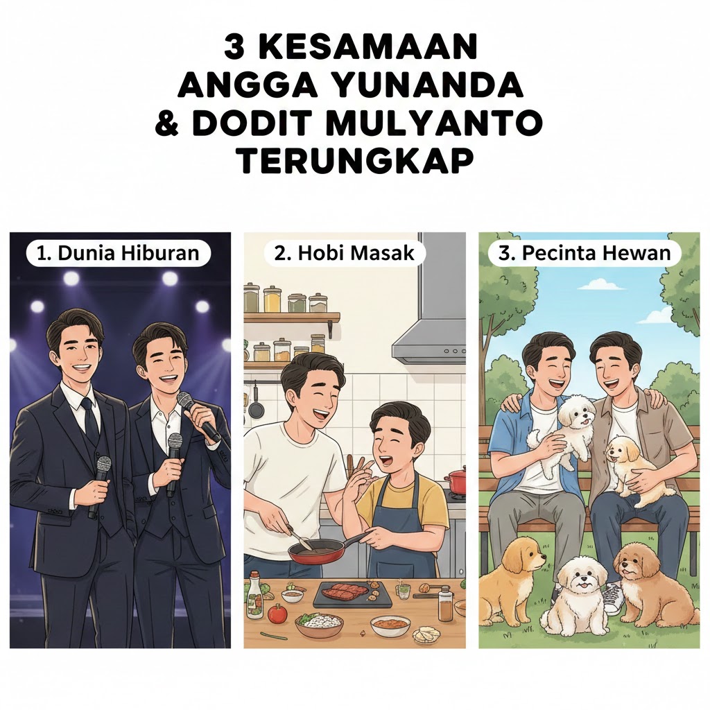 3 Kesamaan Angga Yunanda dan Dodit Mulyanto Terungkap