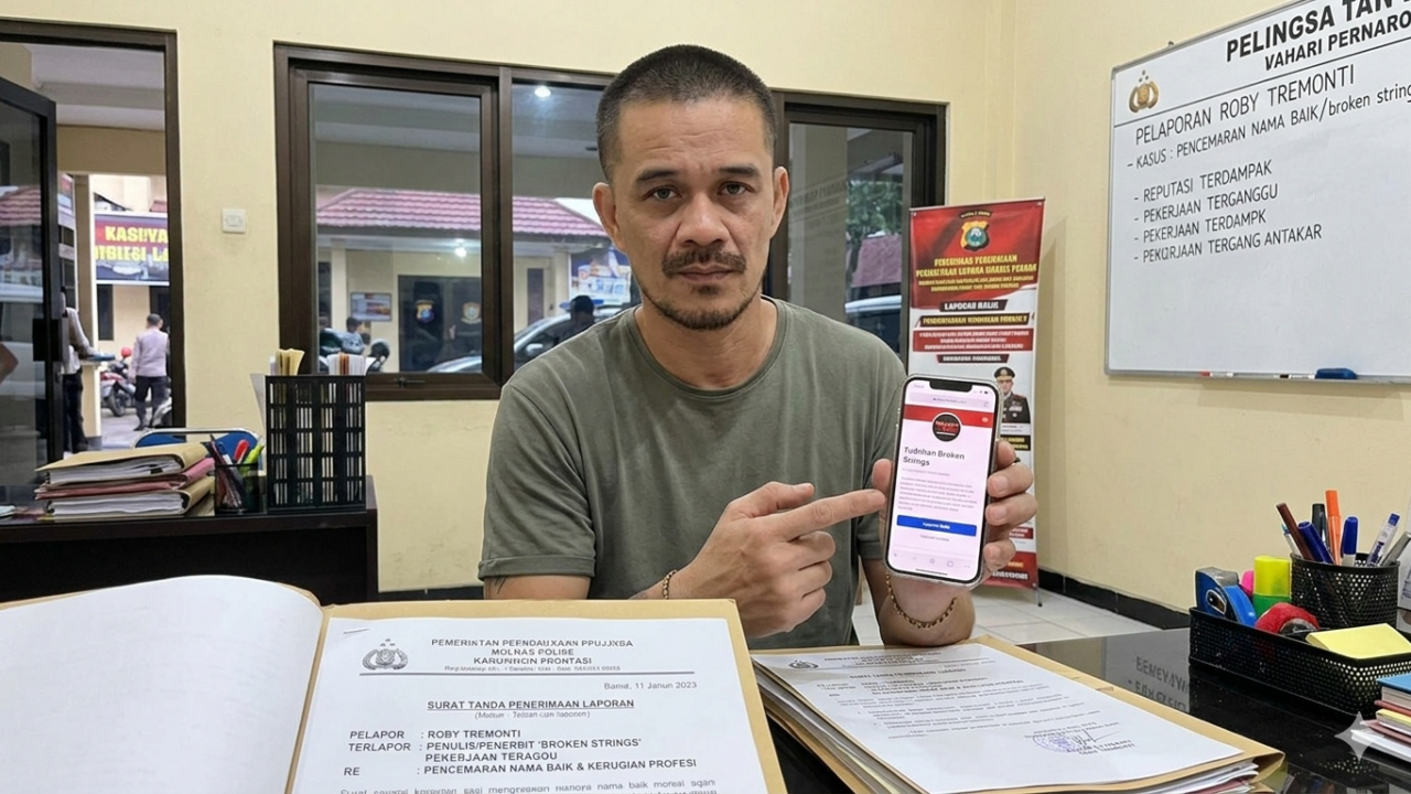 Roby Tremonti lapor balik terkait tuduhan dalam buku Broken Strings