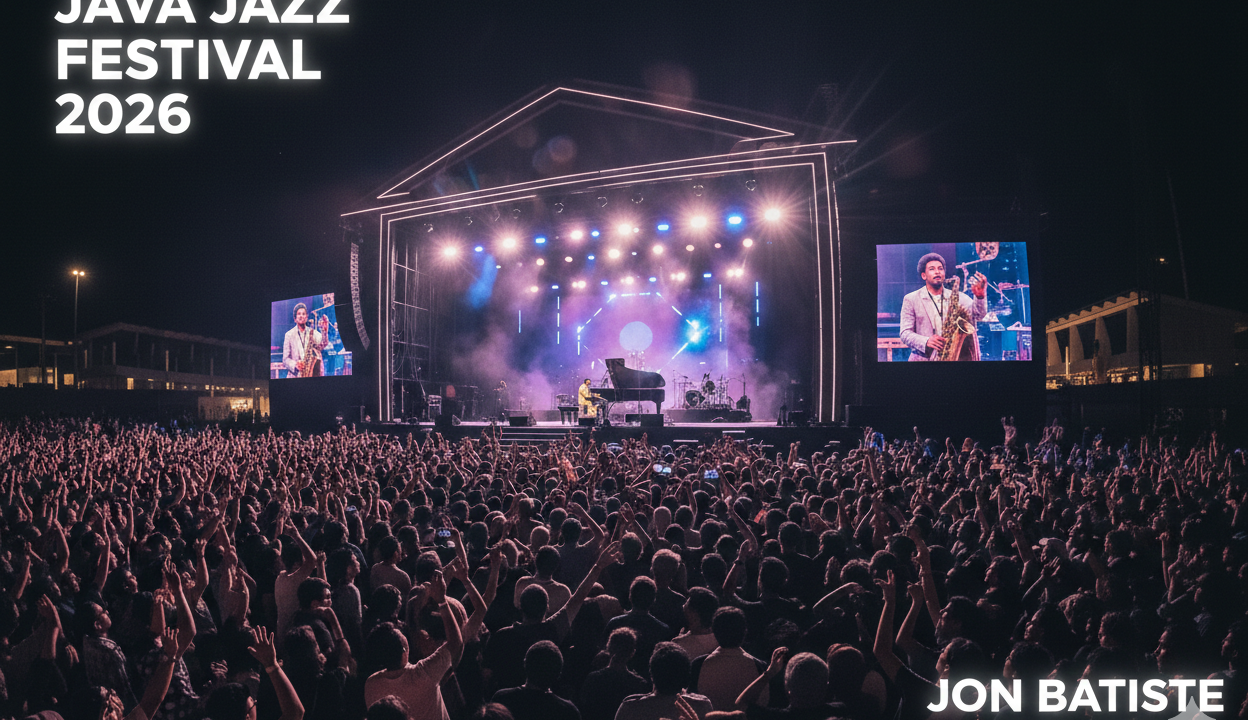 Jon Batiste dipastikan tampil di Java Jazz Festival 2026 yang digelar di NICE PIK 2