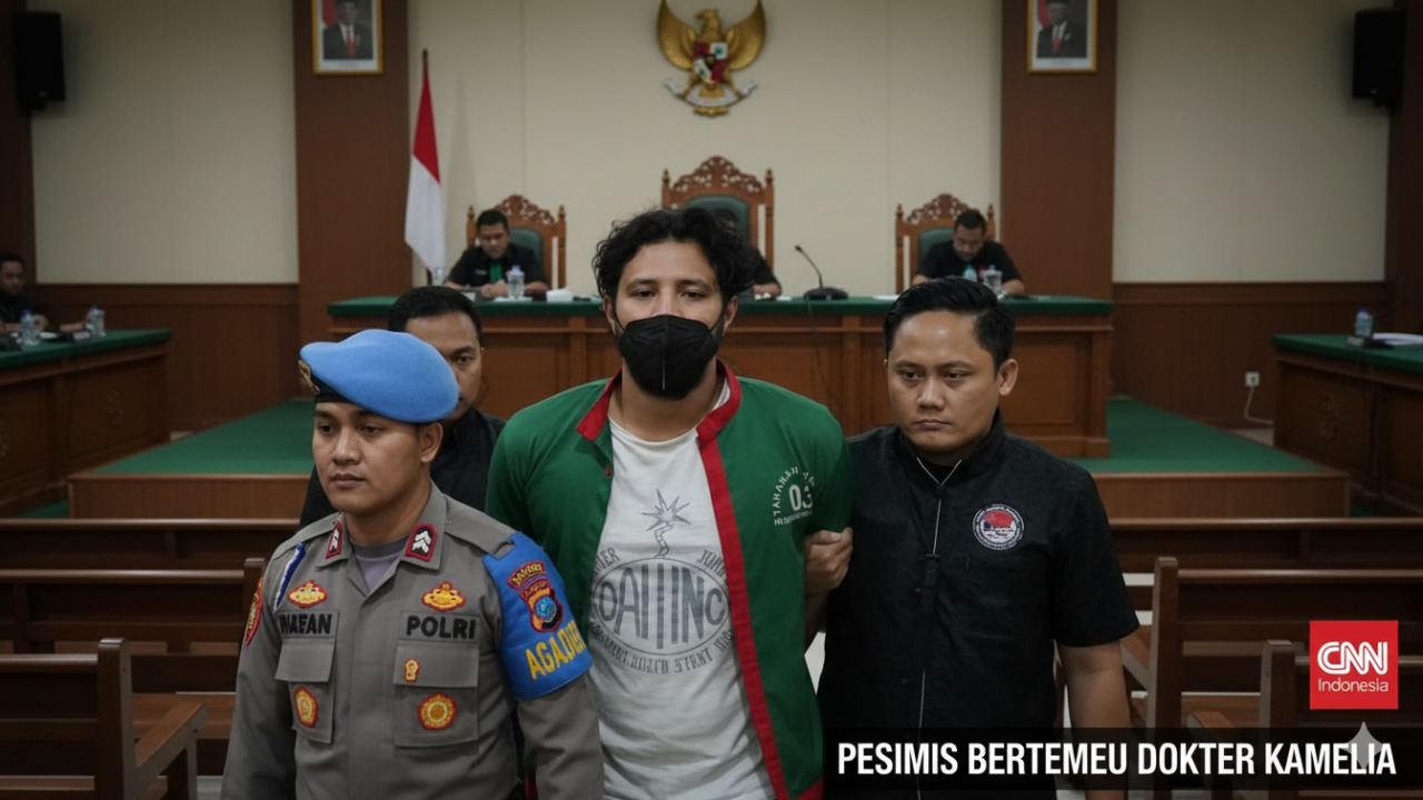 Ammar Zoni pesimis bisa bertemu Dokter Kamelia jika dipindahkan ke Lapas Nusakambangan