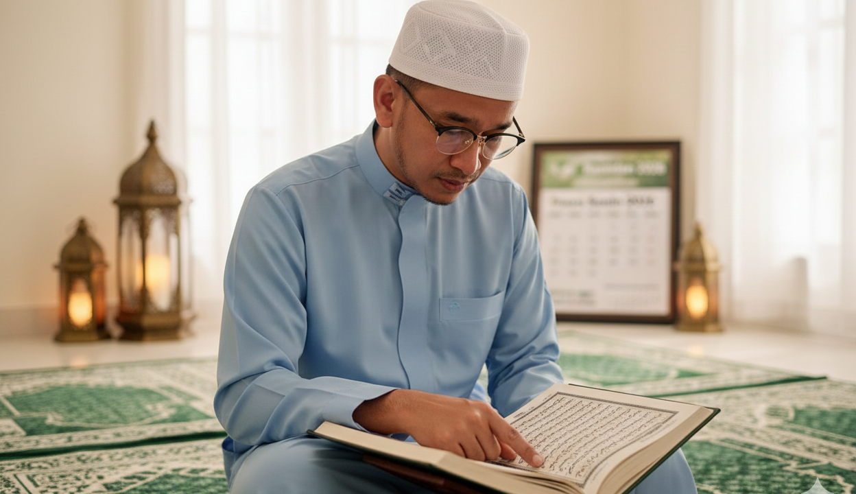 Ruben Onsu Ramadan 2026 fokus ibadah dan belajar membaca Alquran