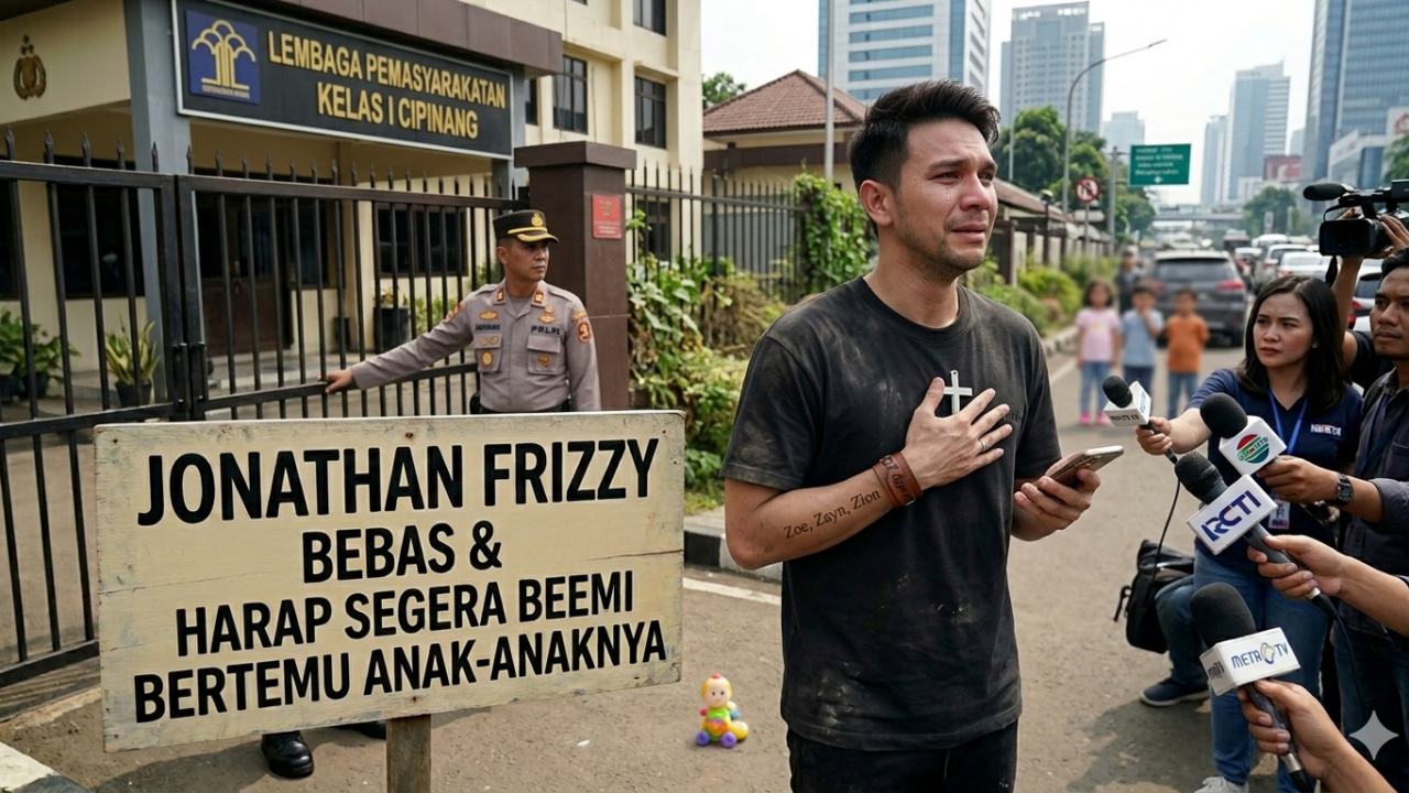 Jonathan Frizzy bertemu anak menjadi harapan setelah bebas dari masa tahanan