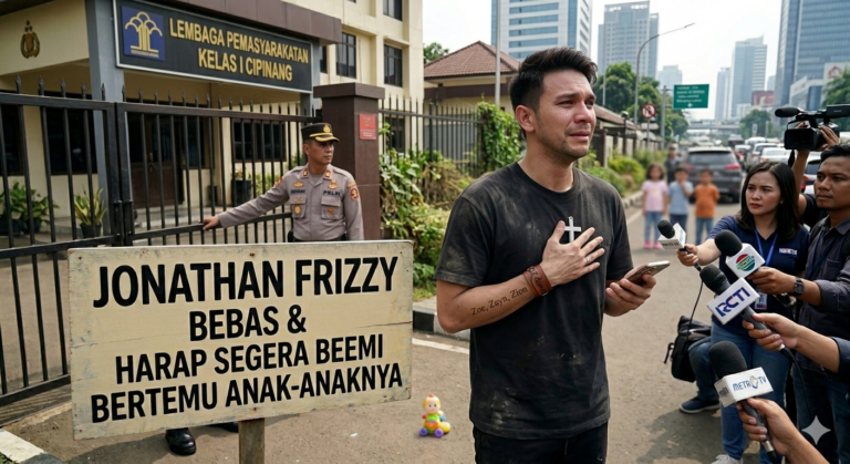 Jonathan Frizzy bertemu anak menjadi harapan setelah bebas dari masa tahanan