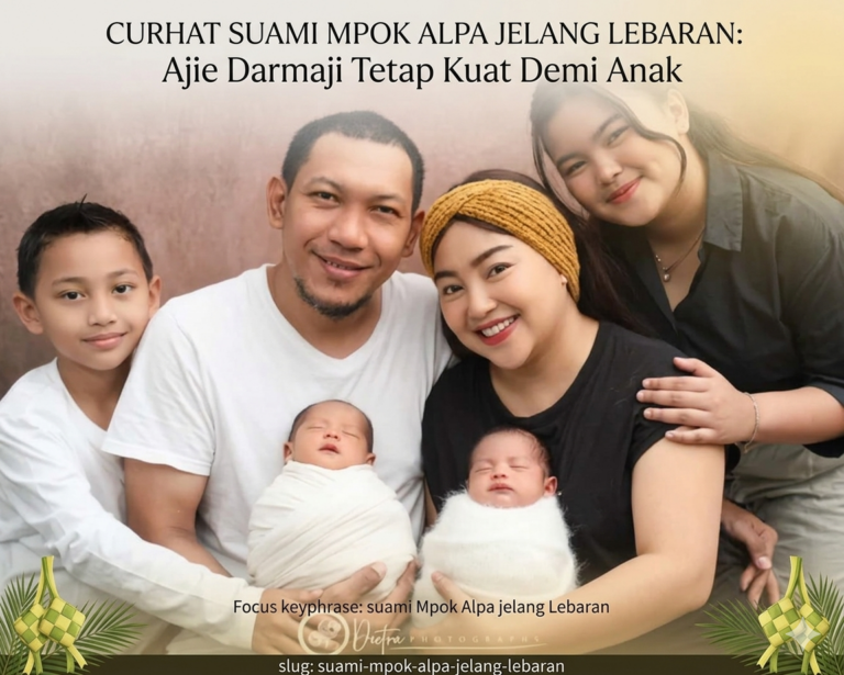 Ajie Darmaji suami Mpok Alpa mengungkap rasa rindu jelang Lebaran