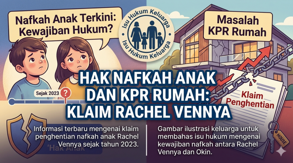 Hak Nafkah Anak Rachel Vennya dan masalah KPR rumah