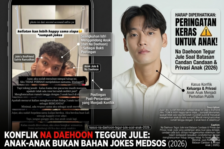 Na Daehoon tegur Jule karena anak-anaknya disebut bukan bahan candaan