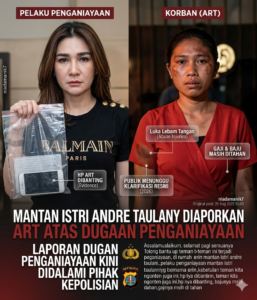 Mantan istri Andre Taulany dilaporkan ART atas dugaan penganiayaan