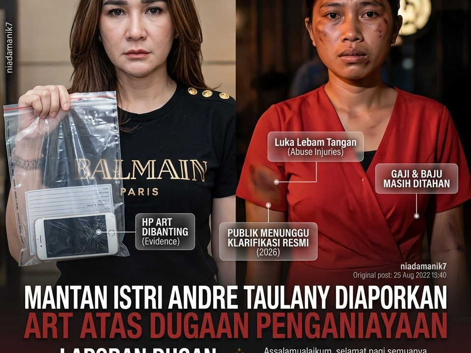 Mantan istri Andre Taulany dilaporkan ART atas dugaan penganiayaan
