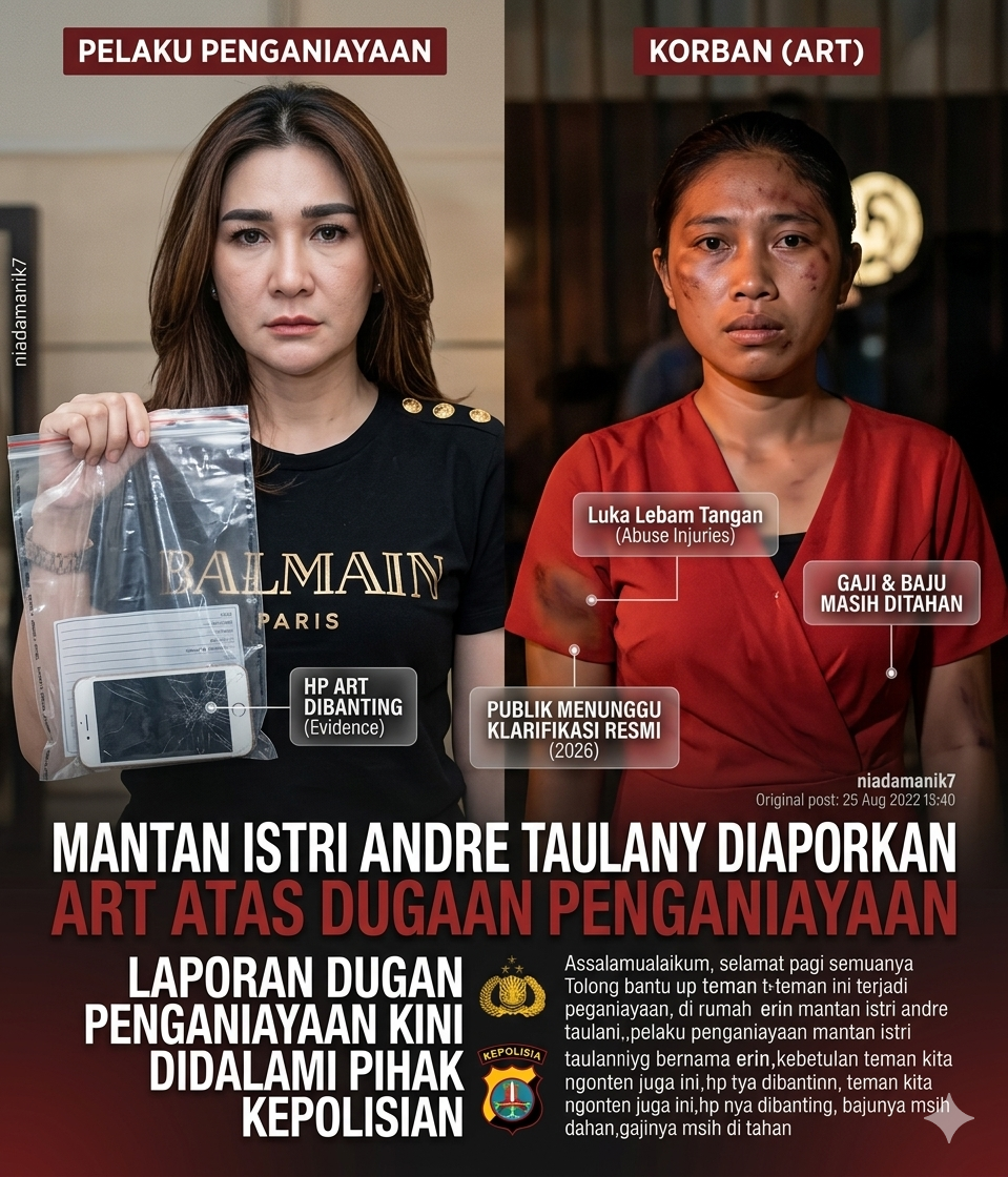 Mantan istri Andre Taulany dilaporkan ART atas dugaan penganiayaan