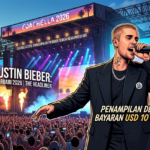 Penampilan Justin Bieber di Coachella 2026 dengan bayaran fantastis