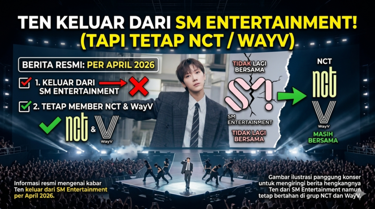 Ten Keluar dari SM Entertainment namun tetap member NCT WayV