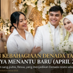 Momen kebahagiaan Denada punya menantu baru
