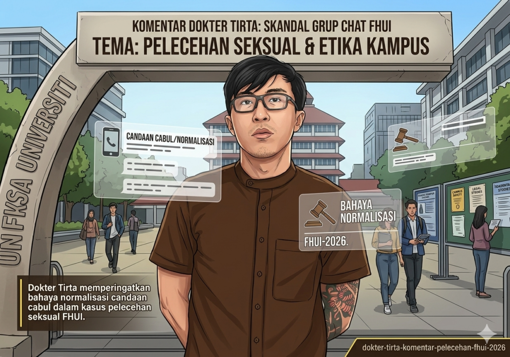 Komentar Dokter Tirta mengenai kasus pelecehan seksual FHUI