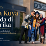 Cinta Kuya wisuda dari California State University Fullerton sebagai sarjana psikologi