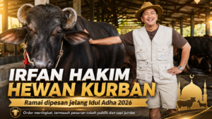 Irfan Hakim hewan kurban ramai dipesan jelang Idul Adha 2026