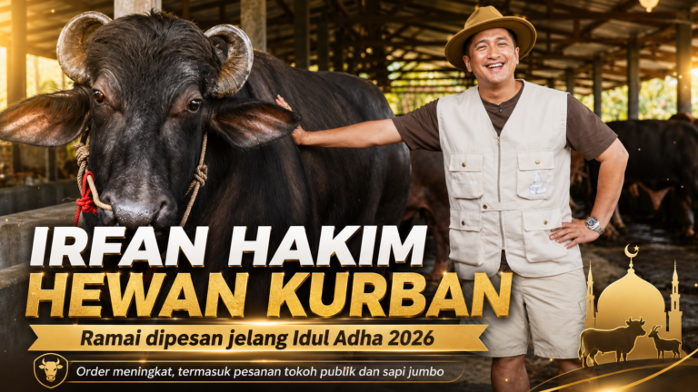Irfan Hakim hewan kurban ramai dipesan jelang Idul Adha 2026