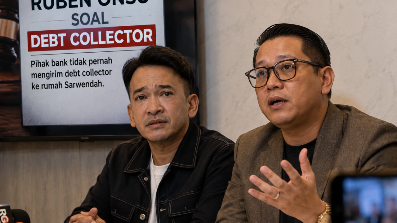 Ruben Onsu memberikan klarifikasi terkait isu debt collector