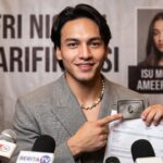 Potret Jefri Nichol saat memberikan klarifikasi usai dituding mokondo oleh Ameera Khan