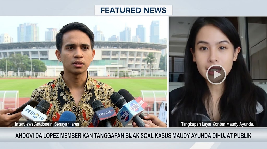 Andovi da Lopez tanggapi kasus Maudy Ayunda dihujat publik