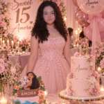 Potret perayaan ulang tahun Amora Lemos ke-15 bernuansa pink bersama keluarga